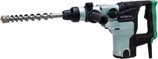 Hitachi Rotary Hammer 2 Mode, 950W, 38mm, 620rpm, 6.4kg DH38MS - Click Image to Close